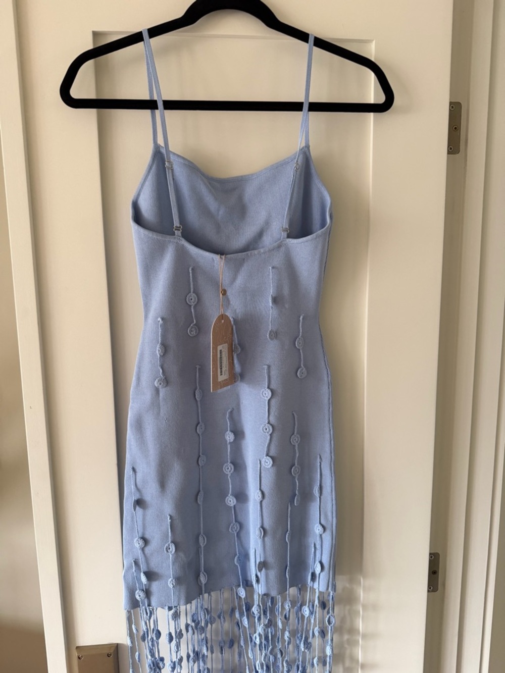 Meshki Tove Hand Knit Flower Mini Dress - Picture 4 of 6